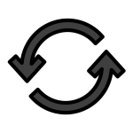 Counterclockwise Arrows Button