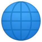 Globe With Meridians