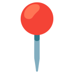 Round Pushpin