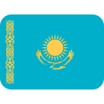 Flag: Kazakhstan