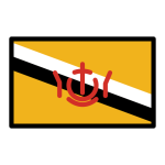 Flag: Brunei