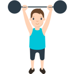 Person Lifting Weights