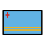 Flag: Aruba