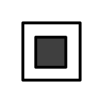 White Square Button