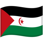 Flag: Western Sahara