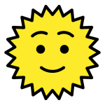 Sun With Face