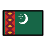 Flag: Turkmenistan