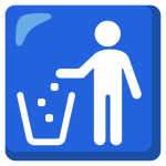 Litter In Bin Sign