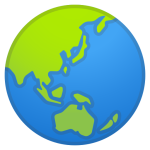 Globe Showing Asia-Australia