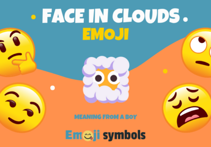 Face In Clouds emoji from boy