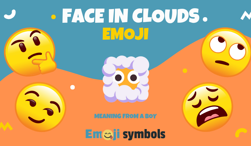 Face In Clouds emoji from boy