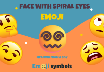 Face With Spiral Eyes emoji from boy