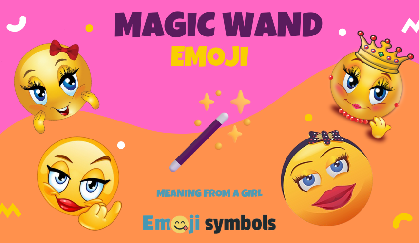 Magic Wand emoji from a girl