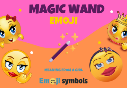 Magic Wand emoji from a girl