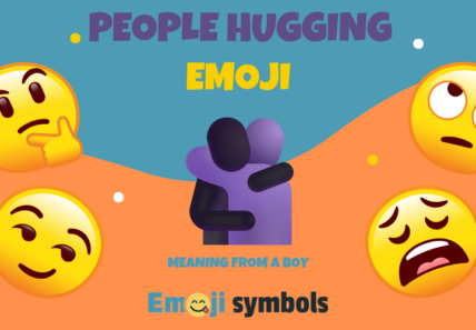 People Hugging emoji from boy