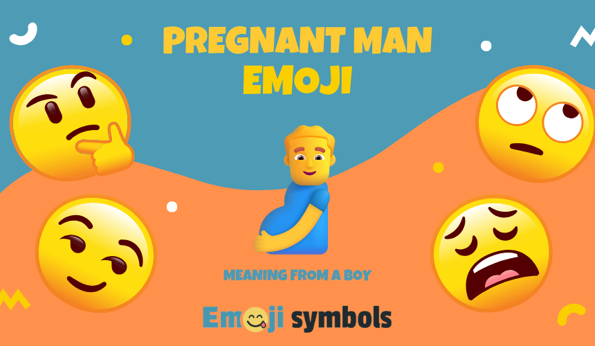 Pregnant man emoji from boy