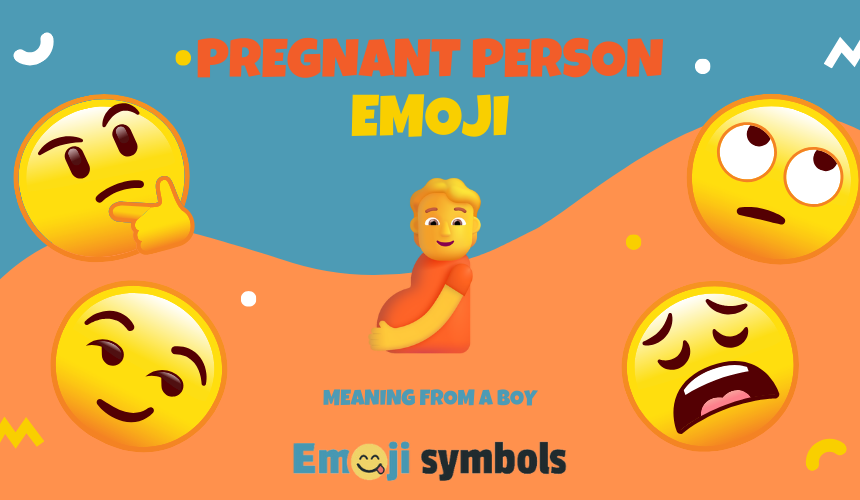 Pregnant person emoji from boy