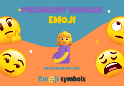 Pregnant woman emoji from boy