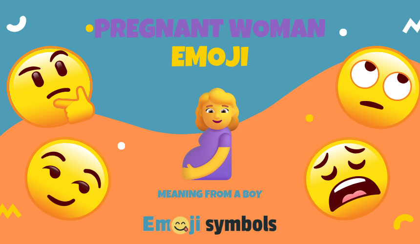 Pregnant woman emoji from boy