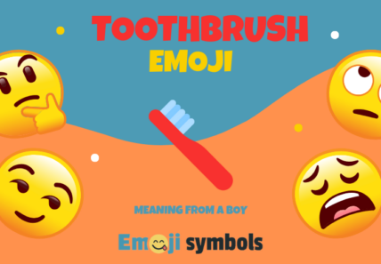 Toothbrush emoji from boy