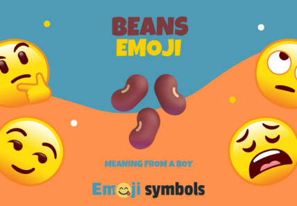 beans emoji from boy