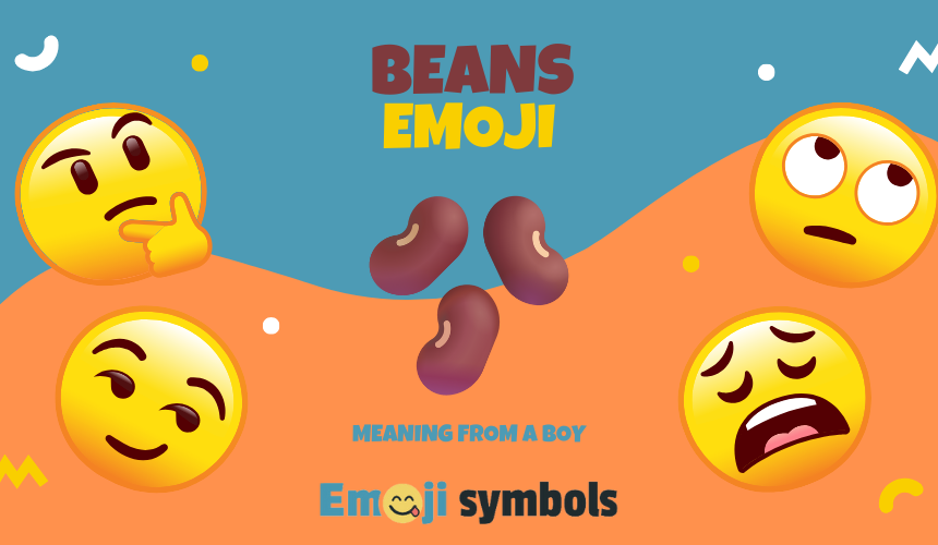 beans emoji from boy