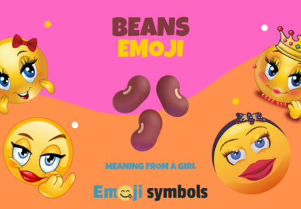 beans emoji froma girl