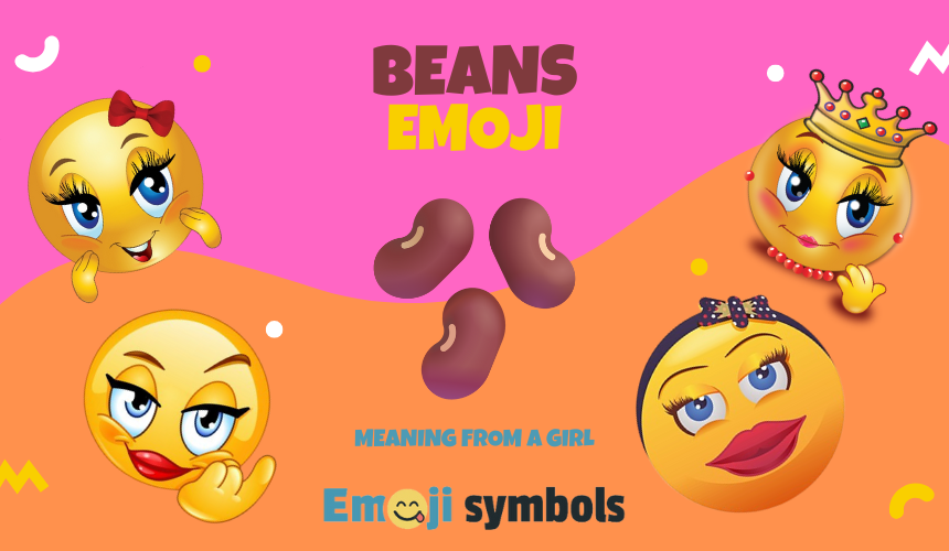 beans emoji froma girl