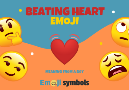 beating heart emoji from boy