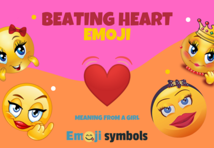 beating heart emoji froma girl