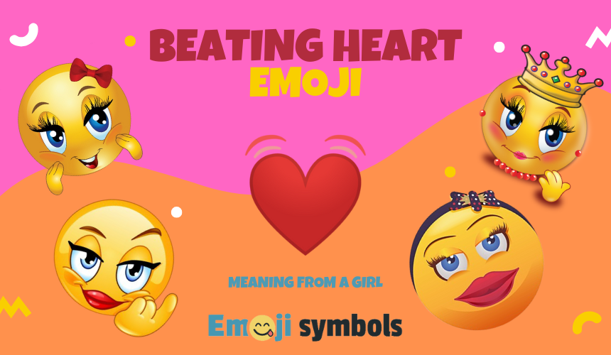 beating heart emoji froma girl