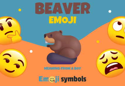 beaver emoji from boy