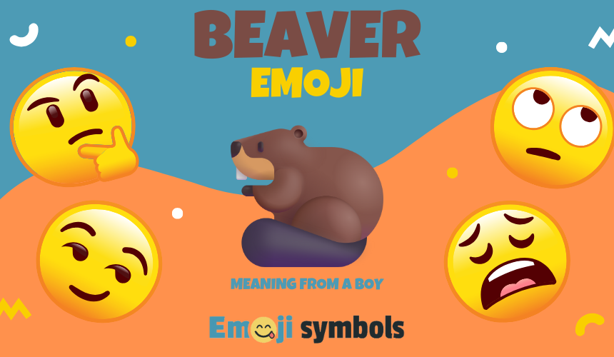 beaver emoji from boy