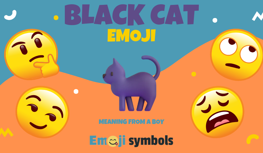 black cat emoji from boy