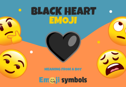 black heart emoji from boy