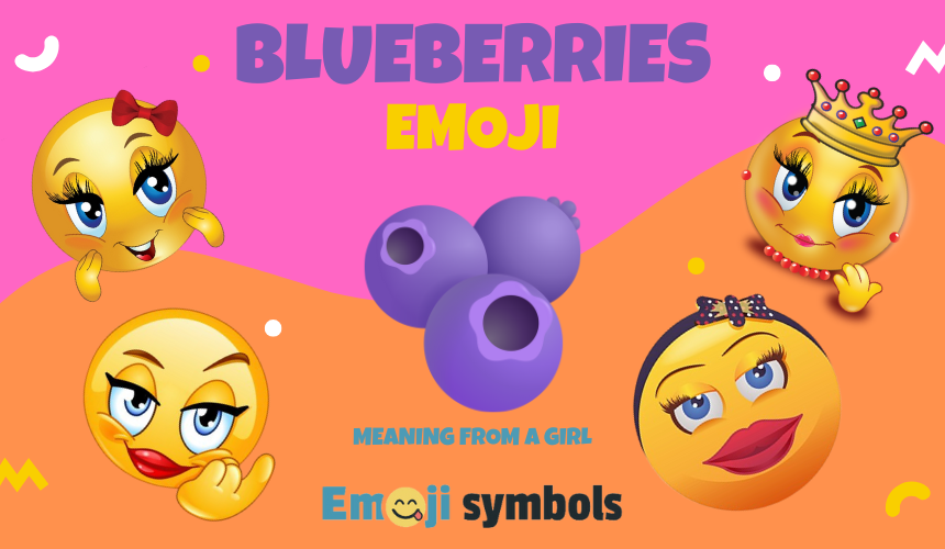 blueberries emoji from a girl