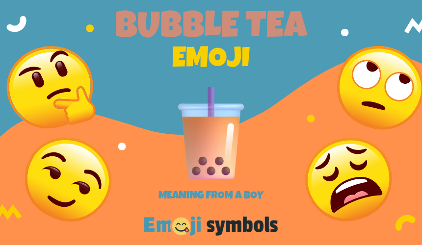 bubble tea emoji from boy