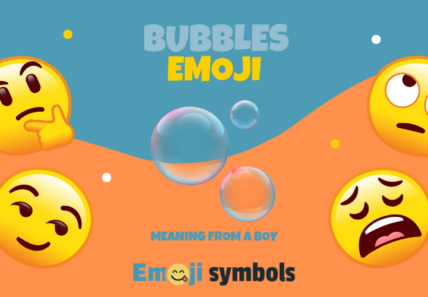 bubbles emoji from boy