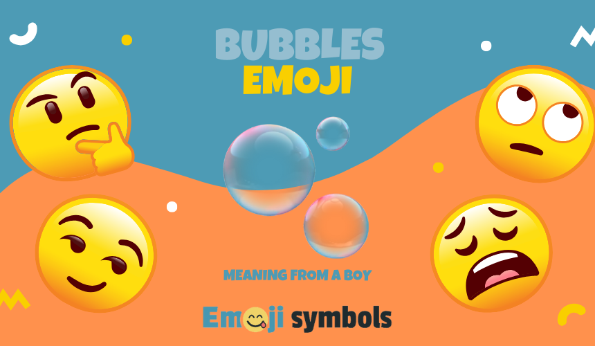 bubbles emoji from boy