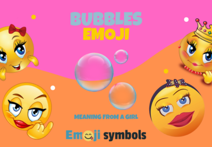 bubbles emoji froma girl