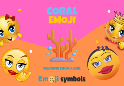 coral emoji froma girl