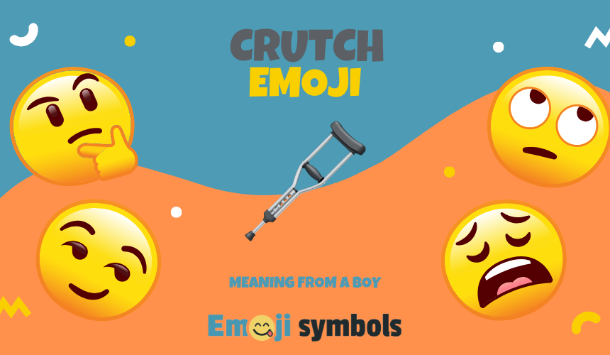 crutch emoji from boy