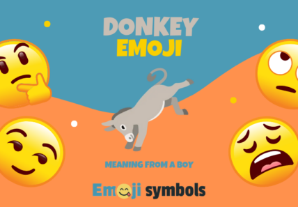 donkey emoji from boy