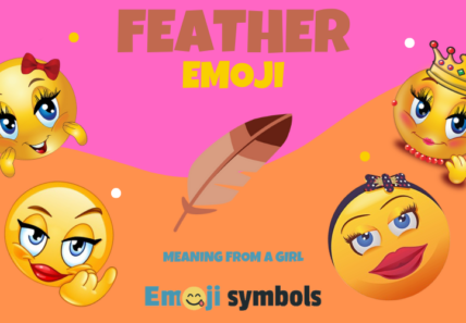 feather emoji from a girl