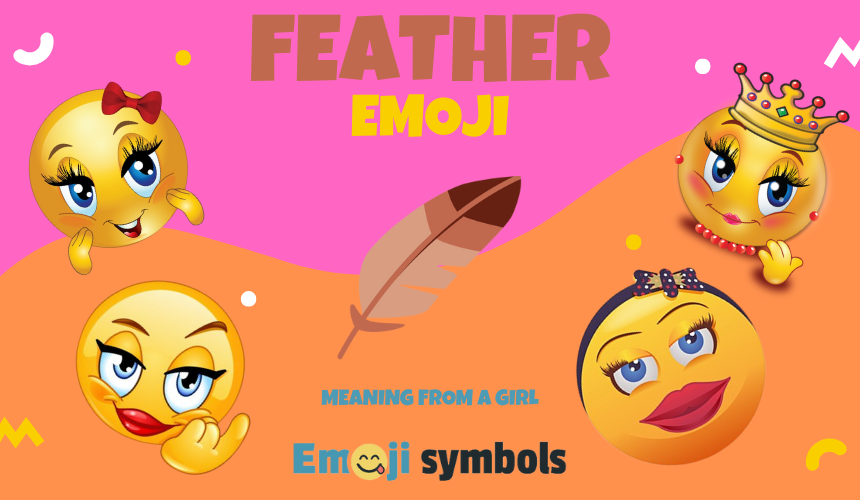 feather emoji from a girl