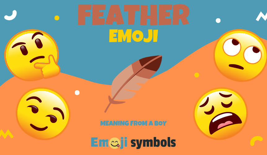 feather emoji from boy