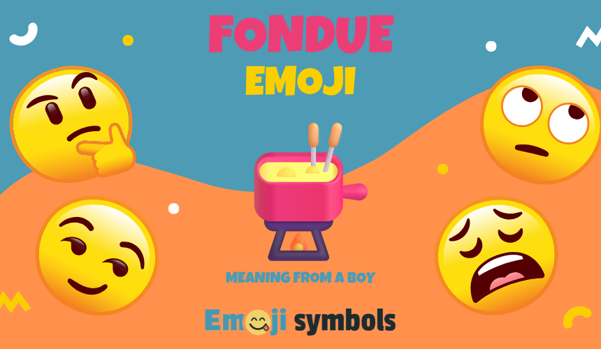 fondue emoji from boy