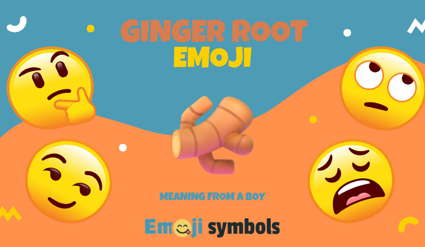 ginger root emoji from boy