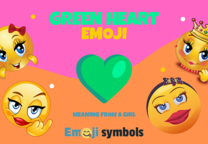 green heart emoji froma girl