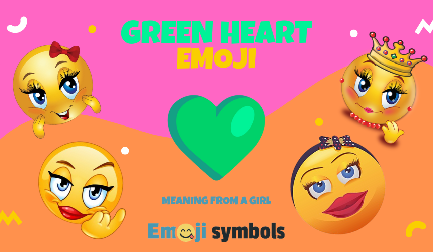 green heart emoji froma girl